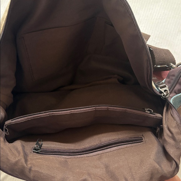 Multicolor Striped Canvas Bag - Picture 7 of 11